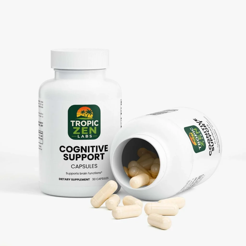 Cognitive Support supplement bottle by TropicZen Labs