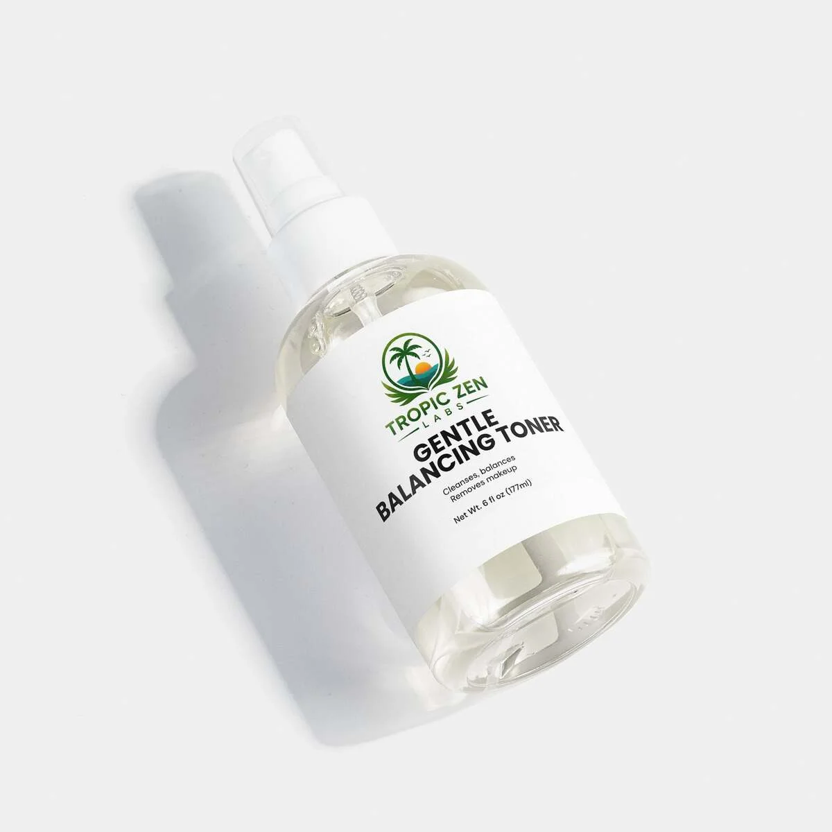 Gentle Balancing Toner wellness product lifestyle image by TropicZen