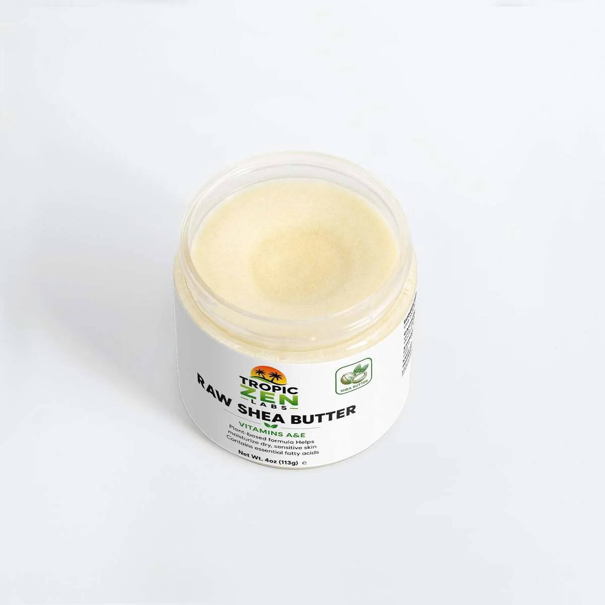 Raw Shea Butter wellness product lifestyle image by TropicZen