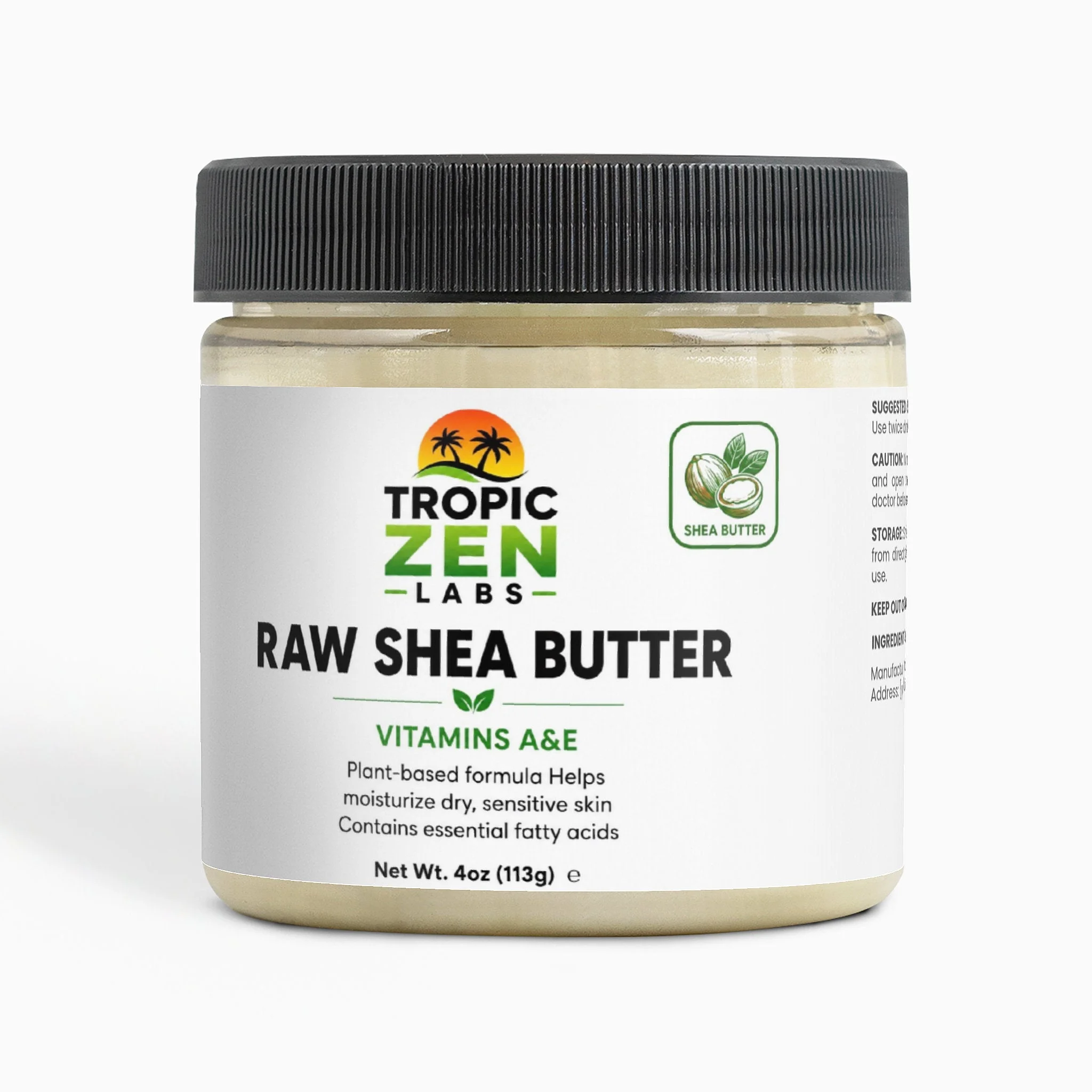 TropicZen Raw Shea Butter product bottle
