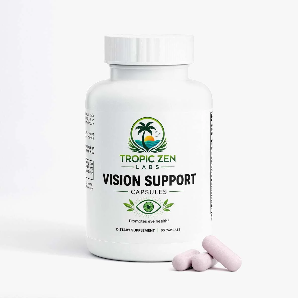 Vision Support wellness product lifestyle image by TropicZen